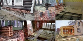 в, Ремонт и Замена Лаг, Замена Венцов Дома, Ремонт Фундаментов. Работаем по Тамбову и Области